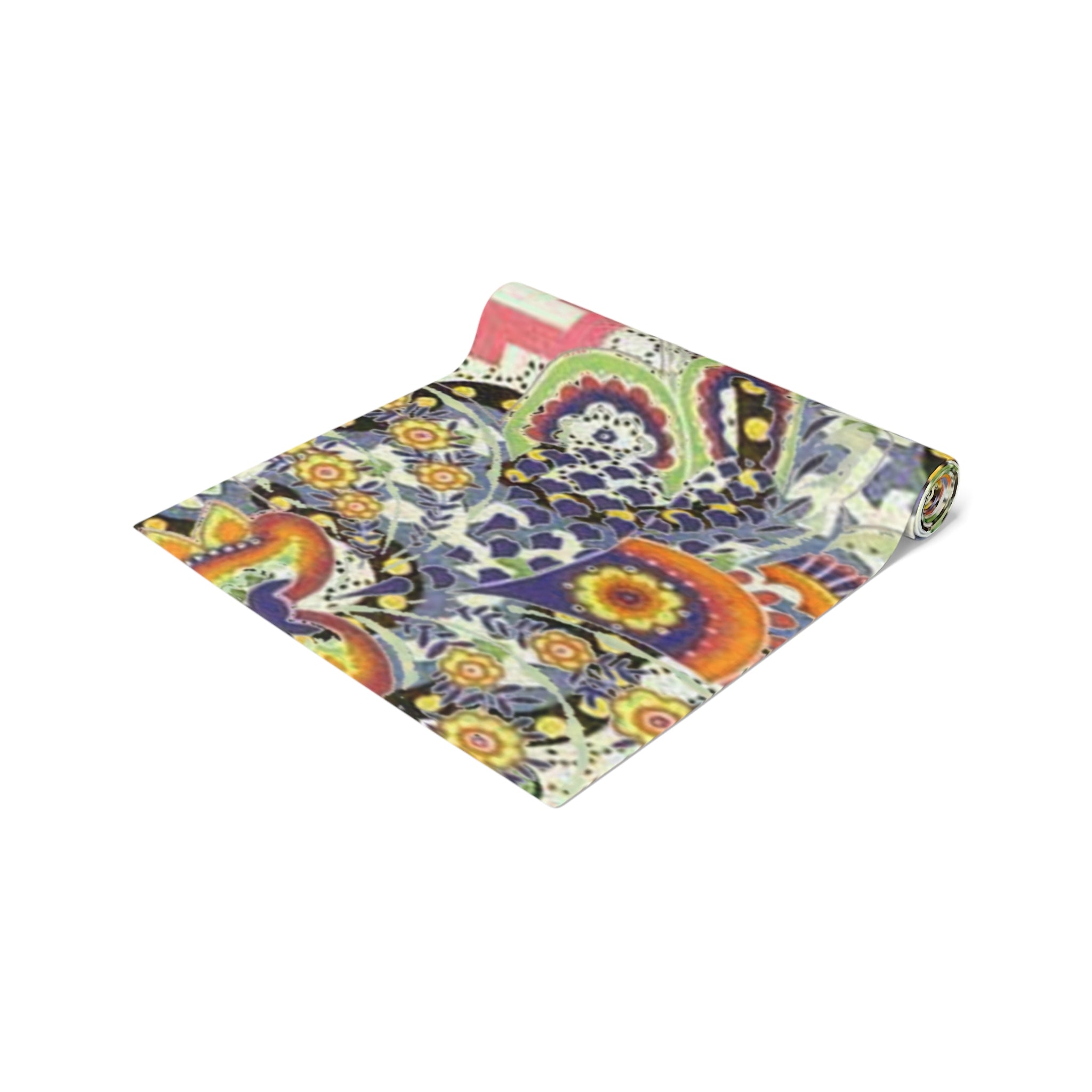 Bohemian Floral Paisley Table Runner