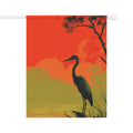 Heron Sunset Garden Flag
