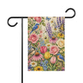 Floral Garden Banner — Vintage Birds & Wildflowers House Flag