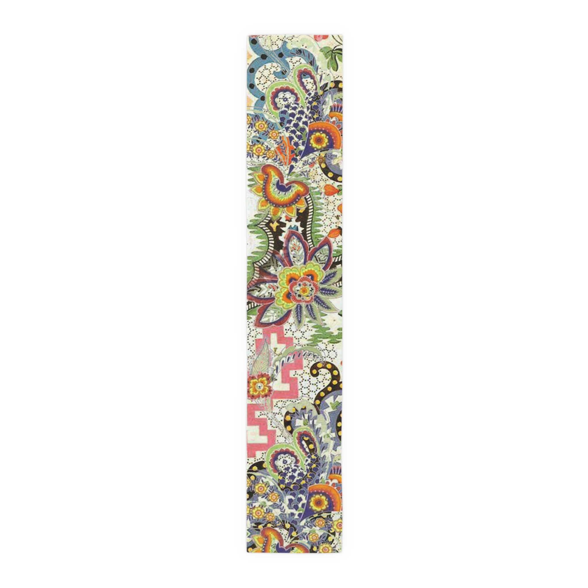 Bohemian Floral Paisley Table Runner