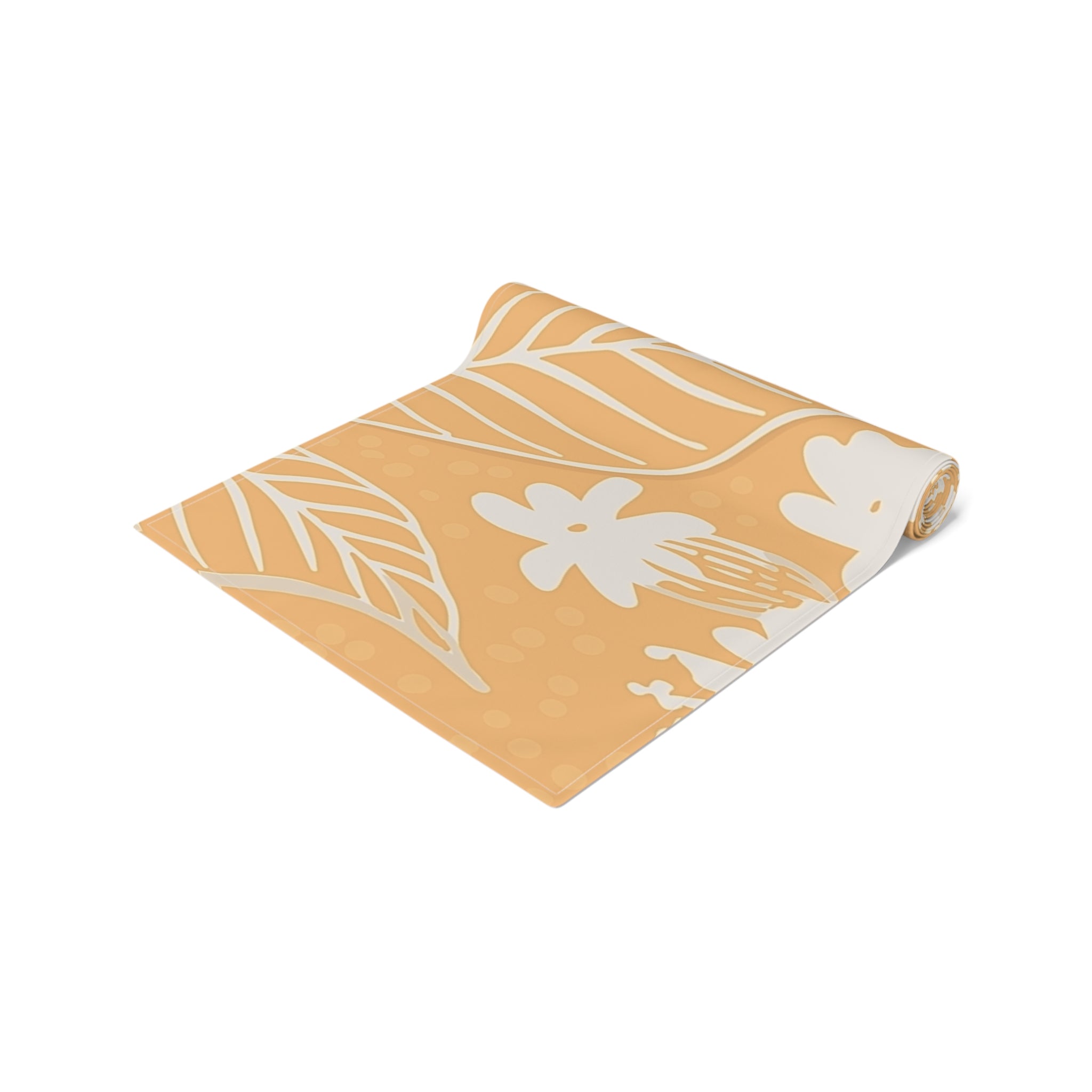 Botanical Mustard Table Runner