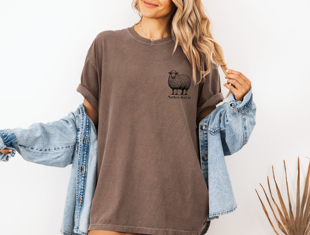 He left the 99 to find me Christian Garment Dyed T Shirt